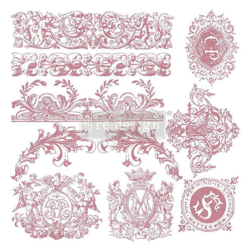 Clearly Aligned Clear Cling Stamps | Re-Design Prima Decor | Chateau De Saverne - Vintage Attic Sevenoaks