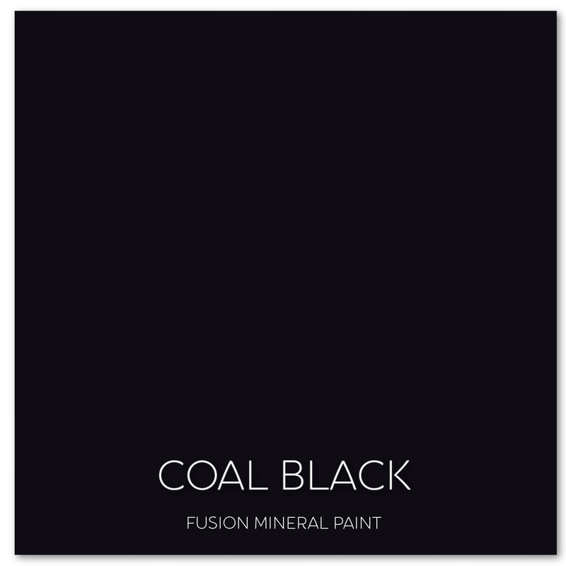 Coal Black | Intense Jet Black | 37ml & 500ml - Vintage Attic Sevenoaks