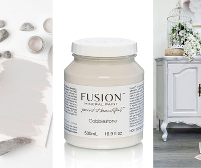 Cobblestone | Grey | 37ml & 500ml | Fusion™ Mineral Paint - Vintage Attic Sevenoaks