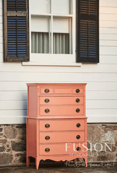 Coral | Peachy Orange | 37ml & 500ml | Fusion™ Mineral Paint - Vintage Attic Sevenoaks
