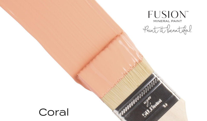 Coral | Peachy Orange | 37ml & 500ml | Fusion™ Mineral Paint - Vintage Attic Sevenoaks
