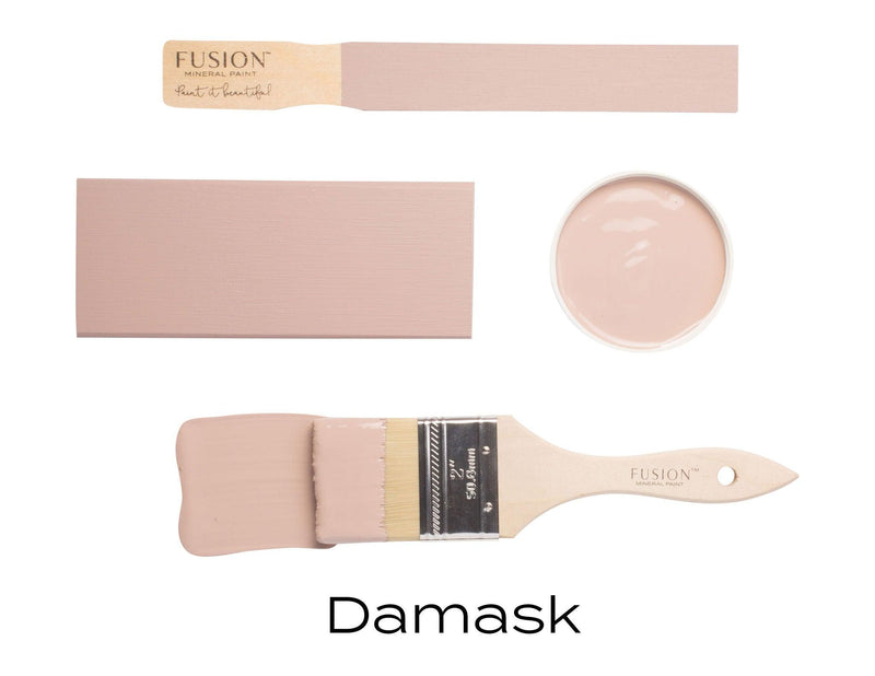Damask | Dusty Pink | 37ml & 500ml | Fusion™ Mineral Paint - Vintage Attic Sevenoaks