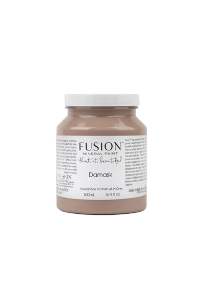 Damask | Dusty Pink | 37ml & 500ml | Fusion™ Mineral Paint - Vintage Attic Sevenoaks