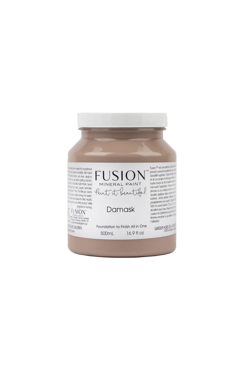 Damask | Dusty Pink | 37ml & 500ml | Fusion™ Mineral Paint - Vintage Attic Sevenoaks