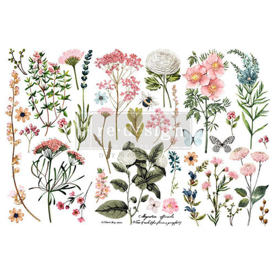 Decor Transfers | Redesign With Prima | BOTANICAL PARADISE | 6" X 12" 3 SHEETS - Vintage Attic Sevenoaks