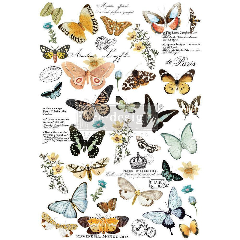 Decor Transfers | Redesign With Prima | BUTTERFLY DANCE - Vintage Attic Sevenoaks