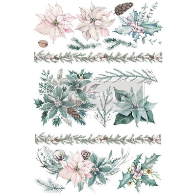 Decor Transfers | Redesign With Prima | Evergreen Florals - Vintage Attic Sevenoaks