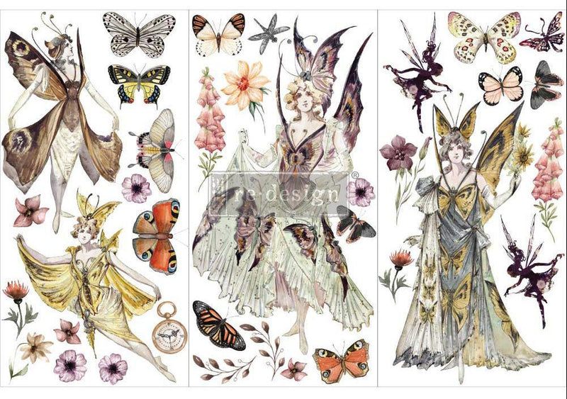 Decor Transfers | Redesign With Prima | FOREST FAIRIES | 6" X 12" 3 SHEETS - Vintage Attic Sevenoaks