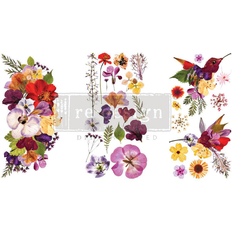 Decor Transfers | Redesign With Prima | ORGANIC FLORA | 6" X 12" 3 SHEETS - Vintage Attic Sevenoaks