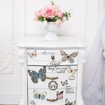 Decor Transfers | Redesign With Prima | PAPILLON COLLECTION | 6" X 12" 3 SHEETS - Vintage Attic Sevenoaks