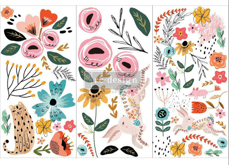 Decor Transfers | Redesign With Prima | SPRING AWAKENING | 6" X 12" 3 SHEETS - Vintage Attic Sevenoaks