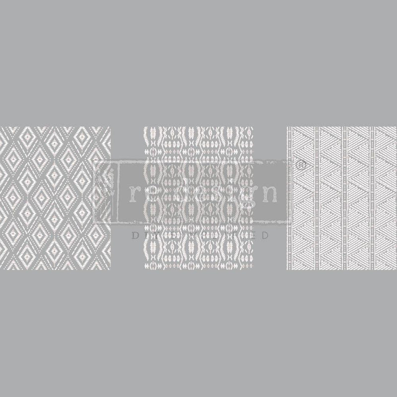 Decor Transfers | Redesign With Prima | WOVEN WITH LOVE | 8.5" X 11" 3 SHEETS - Vintage Attic Sevenoaks