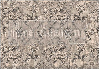 Decoupage Fibre Papers A1 | Redesign with Prima | Antique Lace - Vintage Attic Sevenoaks