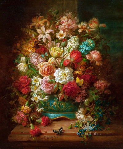Decoupage Papers | Posh Chalk | BOUQUET OF FLOWERS | A3 42cm x 30cm | LIMITED AVAILABILITY - Vintage Attic Sevenoaks