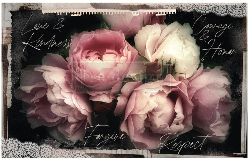 Decoupage Tissue Paper | Redesign With Prima | ZARA | 19" X 30" - Vintage Attic Sevenoaks