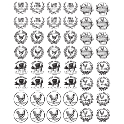 'Farmhouse Delight' Furniture Knob Transfers | Redesign With Prima - Vintage Attic Sevenoaks