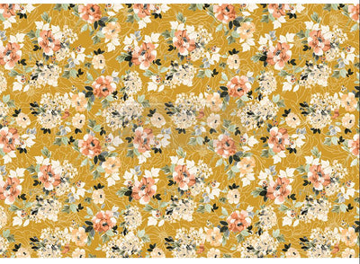 'Fleurette Dress' Decoupage Rice Paper | Redesign With Prima | 11.5" X 16.25" - Vintage Attic Sevenoaks