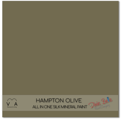 Hampton Olive | Olive Green | All in One Silk Mineral Paint | Dixie Belle Paint | 118ml, 473ml, 946ml - Vintage Attic Sevenoaks