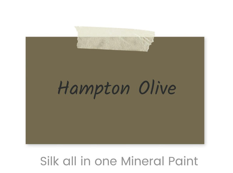 Hampton Olive | Olive Green | All in One Silk Mineral Paint | Dixie Belle Paint | 118ml, 473ml, 946ml - Vintage Attic Sevenoaks