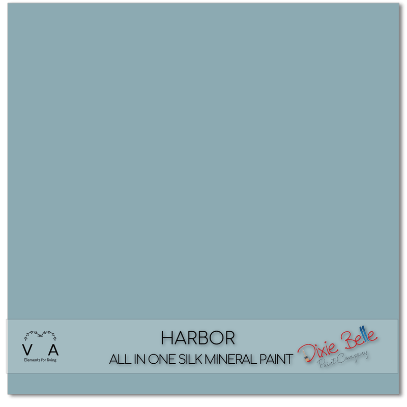 Harbor | Muted Turquoise Blue | All in One Silk Mineral Paint | Dixie Belle Paint | 118ml, 473ml - Vintage Attic Sevenoaks