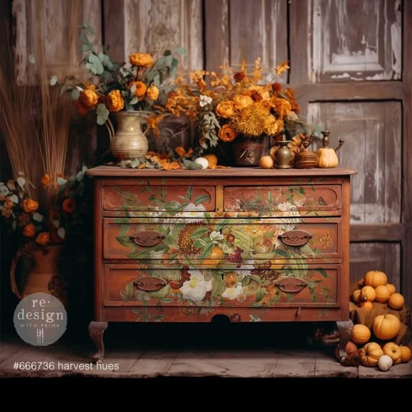 Harvest Hues large decor furniture transfers redesign with prima image2