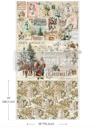 HOLLY JOLLY HIDEAWAY | Decoupage Tissue Paper&nbsp;
Redesign With Prima |19" X 30"&nbsp;

3 SHEETS