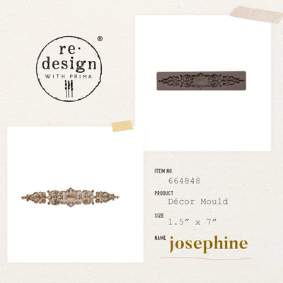'Josephine' | Decor Mould | 1.5" X 7" - Vintage Attic Sevenoaks