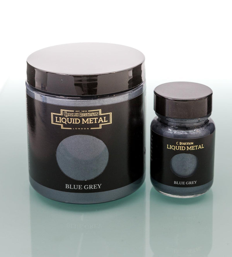 LIQUID METAL PAINT - BLUE GREY - Metallic Paints - Vintage Attic Sevenoaks