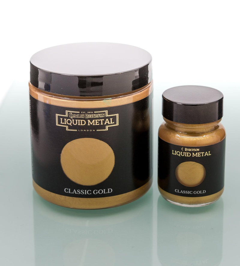 LIQUID METAL PAINT - CLASSIC GOLD - Metallic Paints - Vintage Attic Sevenoaks