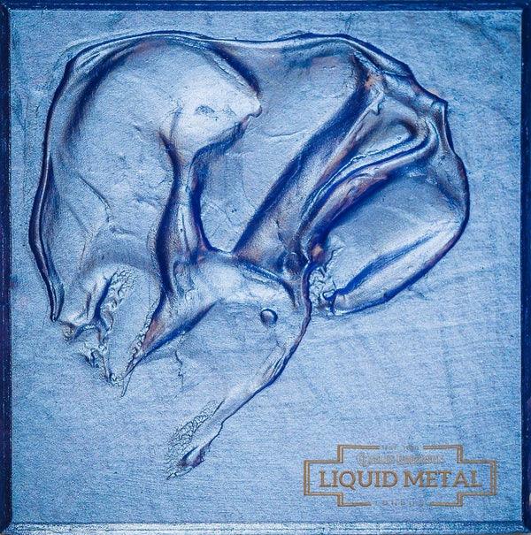 LIQUID METAL PAINT - PEARL BLUE- Metallic Paints - Vintage Attic Sevenoaks
