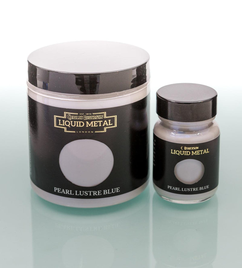 LIQUID METAL PAINT - PEARL LUSTRE BLUE - Metallic Paints - Vintage Attic Sevenoaks