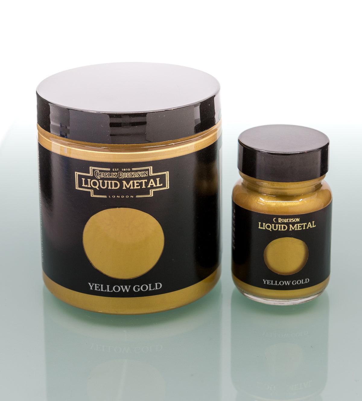 LIQUID METAL PAINT YELLOW GOLD Metallic Paints