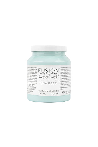 Little Teapot | Pale Turquoise / Aqua | 37ml & 500ml - Vintage Attic Sevenoaks