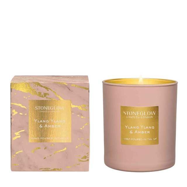 Luna - Ylang Ylang & Amber Candle Tumbler - Stoneglow - Vintage Attic Sevenoaks