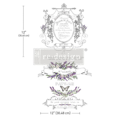 Maison De Paris | Maxi Transfer | 12" X 12" 2 SHEETS - Vintage Attic Sevenoaks