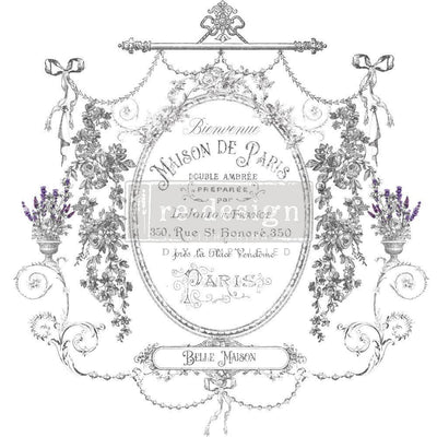 Maison De Paris | Maxi Transfer | 12" X 12" 2 SHEETS - Vintage Attic Sevenoaks