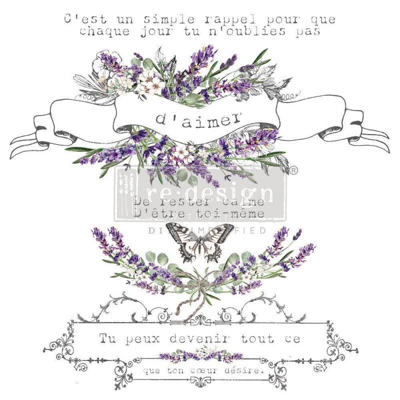 Maison De Paris | Maxi Transfer | 12" X 12" 2 SHEETS - Vintage Attic Sevenoaks