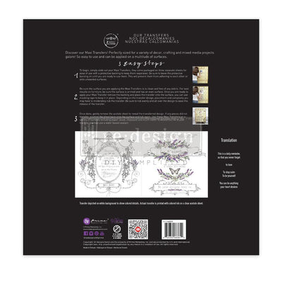 Maison De Paris | Maxi Transfer | 12" X 12" 2 SHEETS - Vintage Attic Sevenoaks