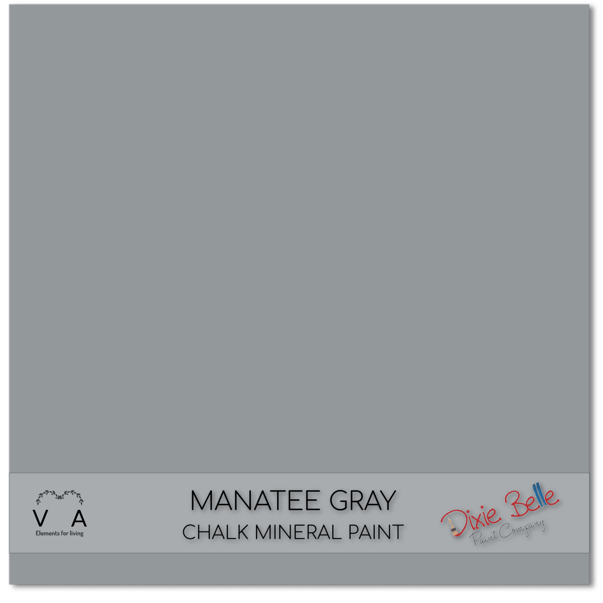 Manatee Gray Light Grey Chalk Mineral Dixie Belle Paint UK