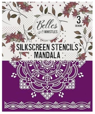 'Mandala' | Silk Screen Stencils | 8" X 10" | 3 Designs - Vintage Attic Sevenoaks