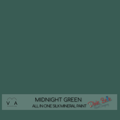 Midnight Green | Deep Green | All in One Silk Mineral Paint | Dixie Belle Paint | 118ml, 473ml - Vintage Attic Sevenoaks