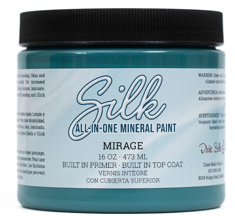 Mirage | Blue Green | All in One Silk Mineral Paint | Dixie Belle Paint | 118ml, 473ml - Vintage Attic Sevenoaks