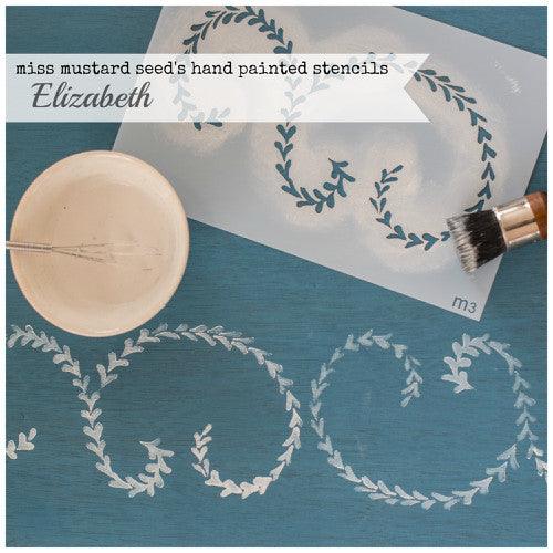 MISS MUSTARD SEED STENCIL - ELIZABETH - Vintage Attic Sevenoaks