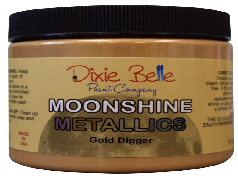 Moonshine Metallic Paint | Dixie Belle Paint | 118ml smaller pot - Vintage Attic Sevenoaks