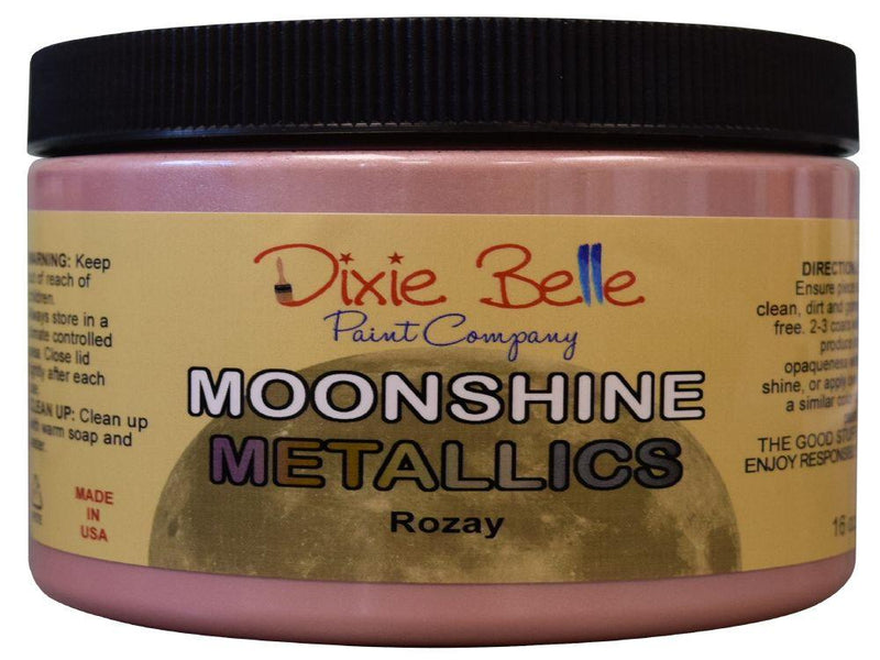 Moonshine Metallic Paint | Dixie Belle Paint | 118ml smaller pot - Vintage Attic Sevenoaks