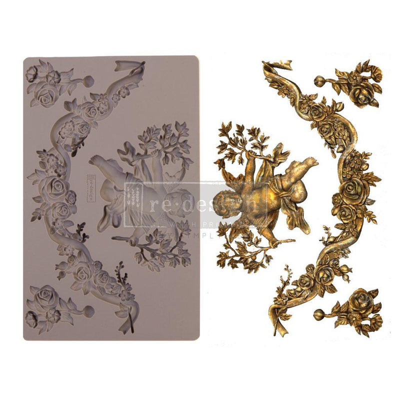 Moulds | Redesign With Prima | DIVINE FLORAL | 8″X5″, 8MM THICKNESS - Vintage Attic Sevenoaks