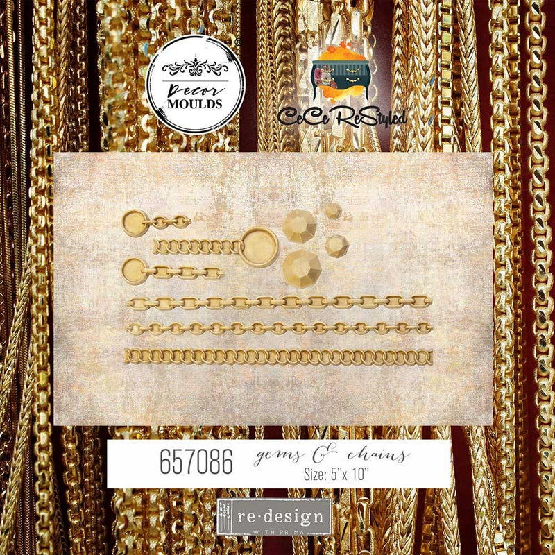Moulds | Redesign With Prima | GEMS & CHAINS - CECE RESTYLED - Vintage Attic Sevenoaks