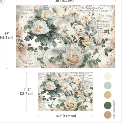 MY GARDEN WHIMSY
Decoupage Tissue Paper | Redesign with Prima | 19.5"x20" &amp; A3&nbsp;

NEW COLLECTION 2025

Featuring a gentle mix of white florals,