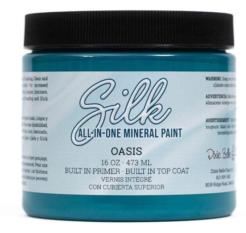 Oasis | Green Blue | All in One Silk Mineral Paint | Dixie Belle Paint | 118ml, 473ml - Vintage Attic Sevenoaks