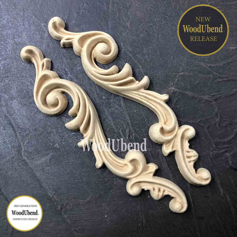 Woodubend pack of 2 scroll drops 6024